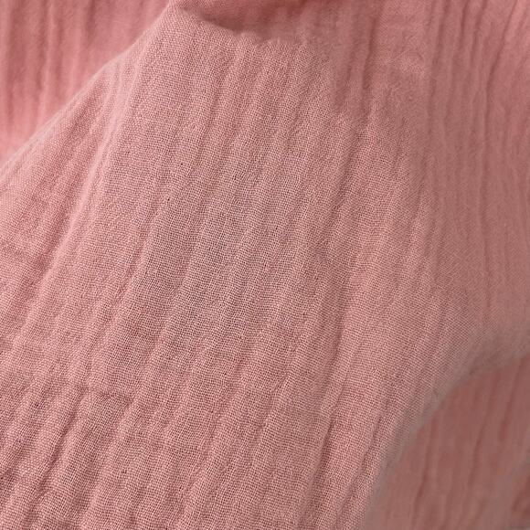 💘not for sale💘sold💘J.Crew Women Sleeveless Gauze Ruffle Top Blouse Pink Preppy F - Picture 2 of 7